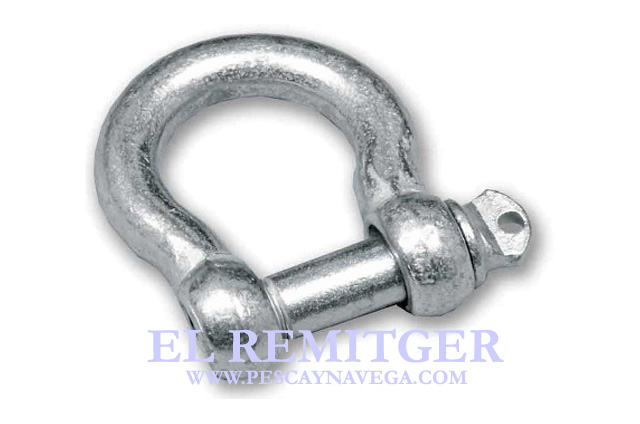 GALVANIZED BOW SCREW SHACKLE